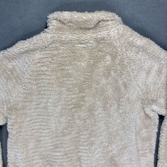 Lysse Fleece Jacket Womens Sz L Beige Elora Sherpa Full Zip Cozy Teddy Bear Coat - Picture 9 of 16